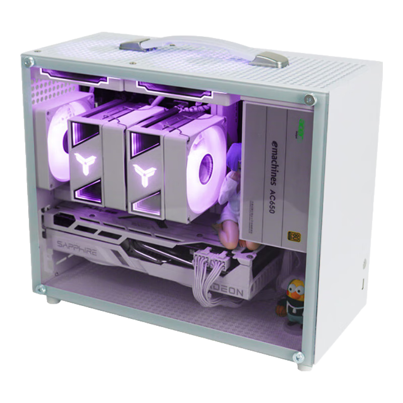  Gintol/京特尔 3A游戏 台式组装电脑主机  RX 7650GRE R5-7500F 512GB 16GB