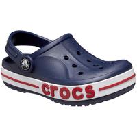 crocs 卡骆驰 贝雅卡骆班儿童洞洞鞋沙滩鞋男女童包头拖鞋\/207018 深蓝色-410 35(215mm)