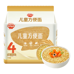 秋田满满 方便面高钙高营养速食干拌泡面非油炸送婴儿幼儿童辅食谱