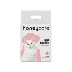 Honeycare 混合猫砂 豆腐膨润土除臭猫砂可冲厕所2.4kg 单包