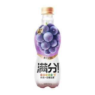 元气森林 满分 含气复合果汁饮料 夏黑葡萄味 380ml*6瓶