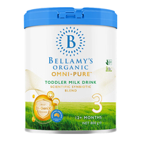 BELLAMY'S 贝拉米 金装有机婴幼儿配方奶粉澳洲 金装版3段1罐 保质期到24年7月