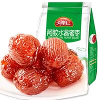 河岸红 阿胶水晶蜜枣500g 山东阿娇红枣独立包装 蜜饯零食