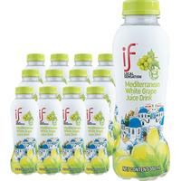 if 泰国果汁葡萄汁饮料含芦荟果肉350ml