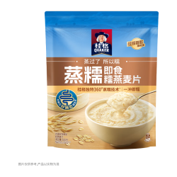 桂格 蒸糯即食燕麦片600克