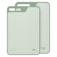 康巴赫砧板抗菌防霉家用食品级切菜板双面可用厨房塑料板水果案板 【持久抗菌99%】大号40cm-生熟分切