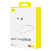  BASEUS/倍思 超长续航 蓝牙耳机  有线充电 Type-C 白色