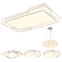 雷士 （NVC） LED吸顶灯具奶油风舒适光客厅大灯餐厅卧室全屋灯饰 2024年 荐【舒适光-三室两厅】搭餐厅灯