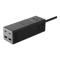 公牛（BULL） 氮化镓快充USB笔记本多功能插座小电舱/新国标/插排/排插/全长1.5米 【C口100W快充】开关款黑色-MC1103