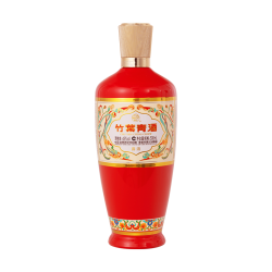 竹叶青 荣耀红瓶 45度 500ml*1瓶 光瓶