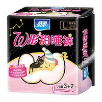 柔柔 防漏 女士安睡裤  W形甜睡裤-L码 5片*1包