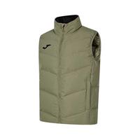 JOMA运动棉服男女同款棉马甲冬季防风保暖坎肩立领足球训练棉马夹外套 橄榄绿 M