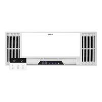 欧普（OPPLE）浴霸灯暖照明排气一体集成300*600卫生间暖风换气五合一照明浴室 (全塑三核)白色琴键开关