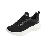 斯凯奇（Skechers）跑步鞋女2024年春季高回弹大底网面耐磨防滑运动鞋 117551 黑色/BLK 35