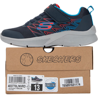斯凯奇(Skechers)童鞋 2023夏季新款运动鞋舒适透气时尚潮流时尚轻便休闲鞋 时尚潮款/NVRD 11/27.5码/内长17cm