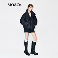 MO&Co.【秦岚同款】羽绒服2025冬90鹅绒【轻暖漫游系列】MBE4EINT09 黑色 XS /155