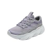 斯凯奇（Skechers）2024春夏跑步鞋女轻量透气针织150082 薰衣草色/LAV 36