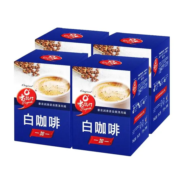 O'LAGENDA 老志行 1+1无糖白咖啡 300g*4盒