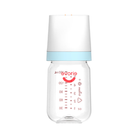 爱得利（evorie）Tritan奶瓶 新生儿奶瓶0-6个月防胀气 轻便防摔 婴儿奶瓶 新生儿蓝 160ml 0-6个月