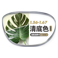 万新（WAN XIN） X50防蓝光近视眼镜片非球面1.56/1.60/1.67配镜框镜架男女款 NB-全框-NB05170XC0155-黑色 1.67防蓝光清透（800以上近视）