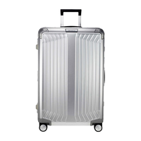 Samsonite 新秀丽 LITE-BOX ALU系列 拉杆箱 CS0*09002 银色 20英寸