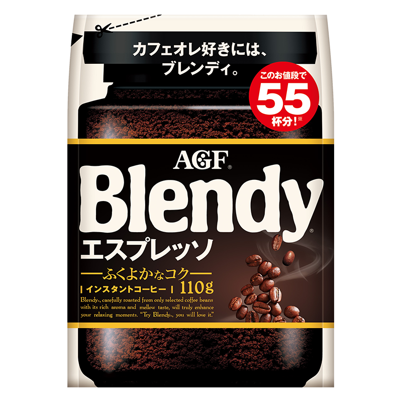 Blendy 黑咖啡袋装 经典原味 160g