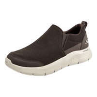 斯凯奇（Skechers）男鞋运动休闲鞋一脚蹬软底网面鞋乐福鞋 894181 棕 41 