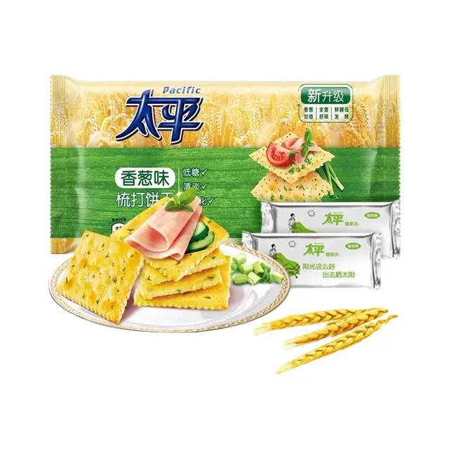 亿滋 梳打饼干 香葱味 600g