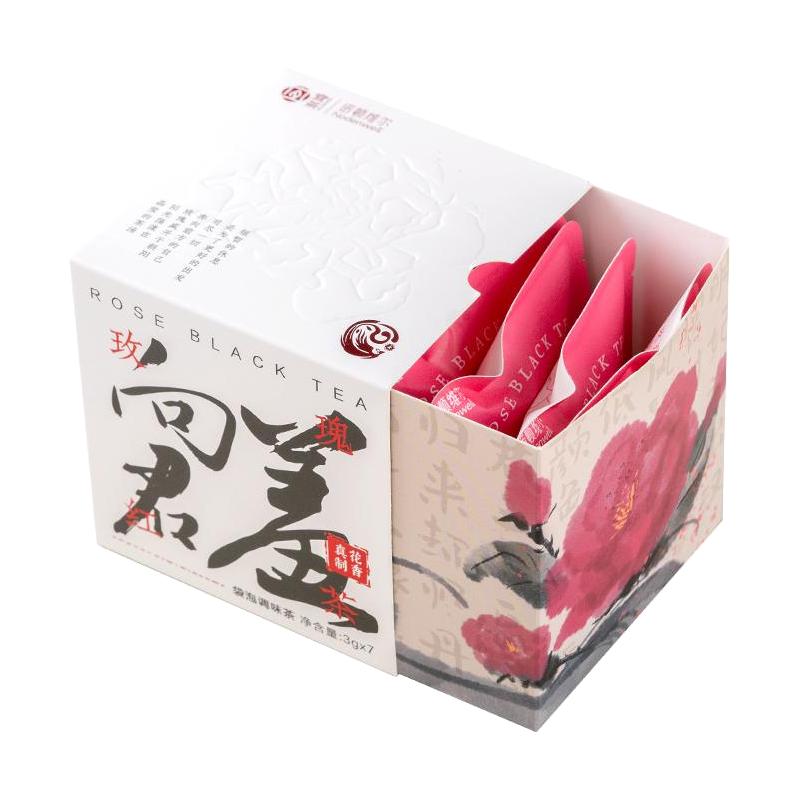 玫瑰花红茶 重瓣玫瑰花茶 茶包袋装独立小包冷泡热泡皆宜女生