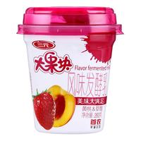 SANYUAN 三元 大果块 黄桃&草莓酸奶 260g