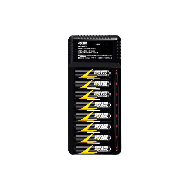 leise 雷摄 5号镍镉电池 1.2v 700mAh 5号4节+C411B充电器套装