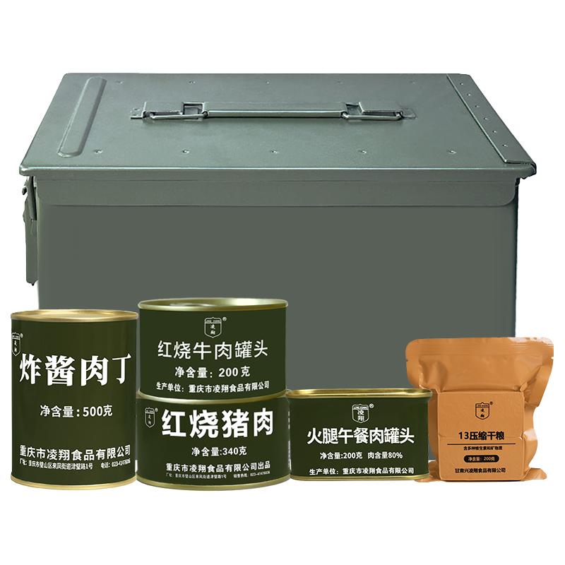 凌翔三防灾应急储备箱食品家庭应急储备压缩干粮三防物资箱