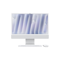 Apple 苹果 iMac M4版 2024款 24英寸 一体机 银色（M4 10+10核、核芯显卡、24GB、512GB SSD、4.5K、MCR24CH/A）