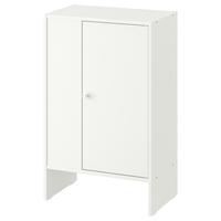 IKEA宜家BAGGEBO巴格布柜框和柜门80CM摩登白色 带门单柜50x30x80厘米白色
