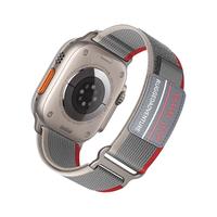 羽博 尼龙表带 Apple Watch Ultra2/S9/SE/8/7/6 智能手表配件
