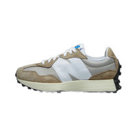 NEW BALANCE NB 327系列男女透气耐磨经典复古低帮运动休闲鞋 浅驼色/白色 MS327LH1 41.5 26cm