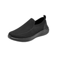 SKECHERS 斯凯奇 男鞋低帮网面透气一脚蹬休闲鞋时尚舒适透气夏季