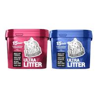 猫乐适猫砂钠基矿砂玫瑰香无尘除臭强吸水混合膨润土矿物质砂10kg 原味 猫乐适钠基矿砂20斤【鎹桶】