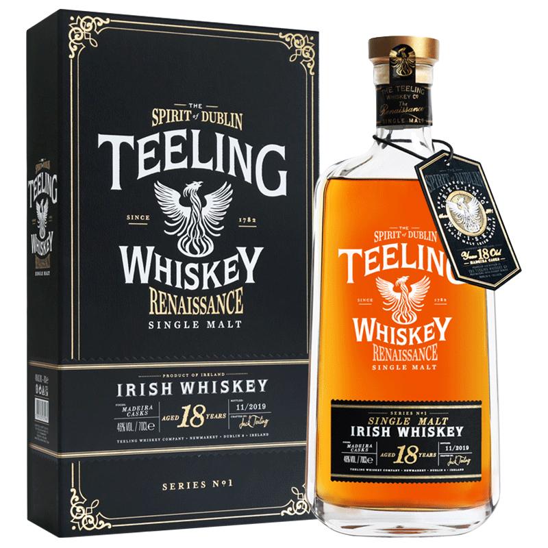 帝霖 限量版 单一麦芽威士忌  爱尔兰威士忌 礼盒装 700ml/瓶 46%vol 700ml 18年