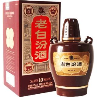 汾酒 老白汾10 清香型白酒 53度 475ml 单瓶装 送礼\n 升级版