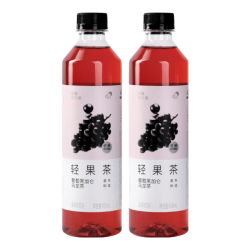 喜茶 轻果茶 低糖低卡零脂果味茶饮料整箱 葡萄黑加仑乌龙茶*15瓶