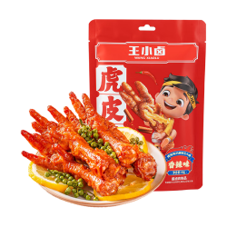 王小卤 虎皮凤爪香辣味210*4袋(7味任选）