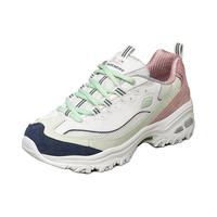 斯凯奇(Skechers)女鞋夏季熊猫鞋老爹鞋增高透气运动休闲鞋13167 自然色/粉红色/NTPK 35