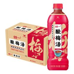 统一 酸梅汤500ml*15瓶 整箱装