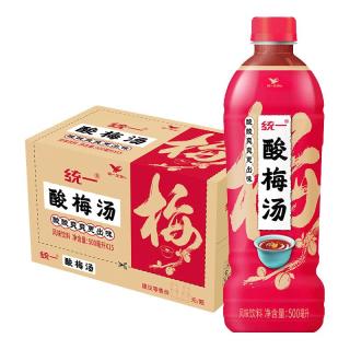 统一 酸梅汤500ml*15瓶 整箱装