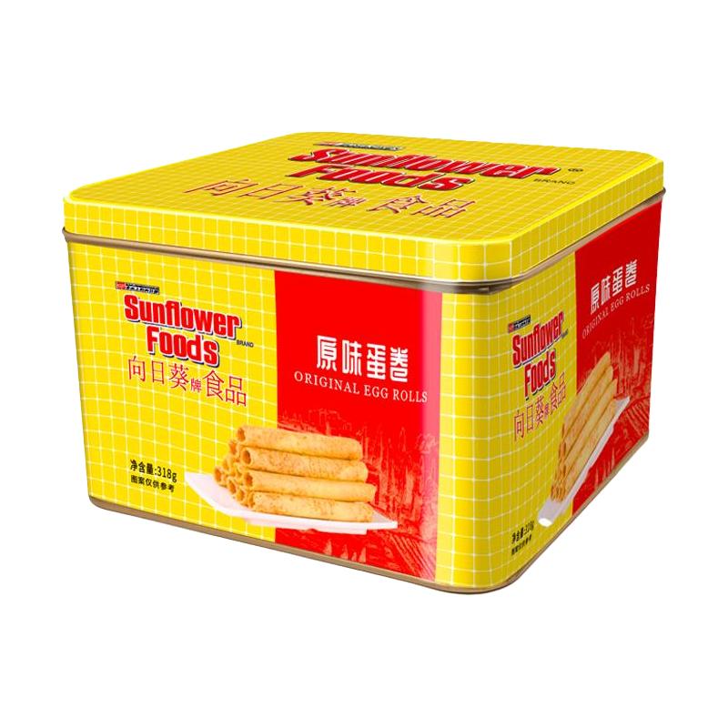  SUNFLOWER CRACKERS/向日葵牌饼干 咸蛋黄味 蛋卷