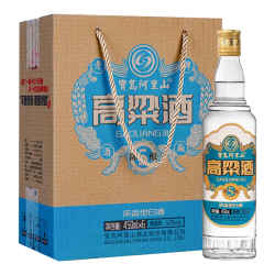 宝岛阿里山 纯粮 白酒  光瓶装 浓香型 52%vol 450mL