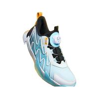 361° 童鞋男童运动篮球鞋年冬季耐磨中大童篮球鞋子 晴空蓝色/361度白/碳黑 38