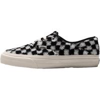 VANS 范斯 黑白棋盘格低帮毛毛板鞋