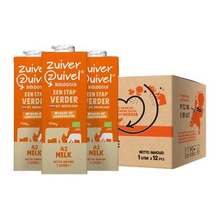  Vecozuivel/乐荷 有机A2β-酪蛋白 儿童纯牛奶  箱装 1000mL 12盒